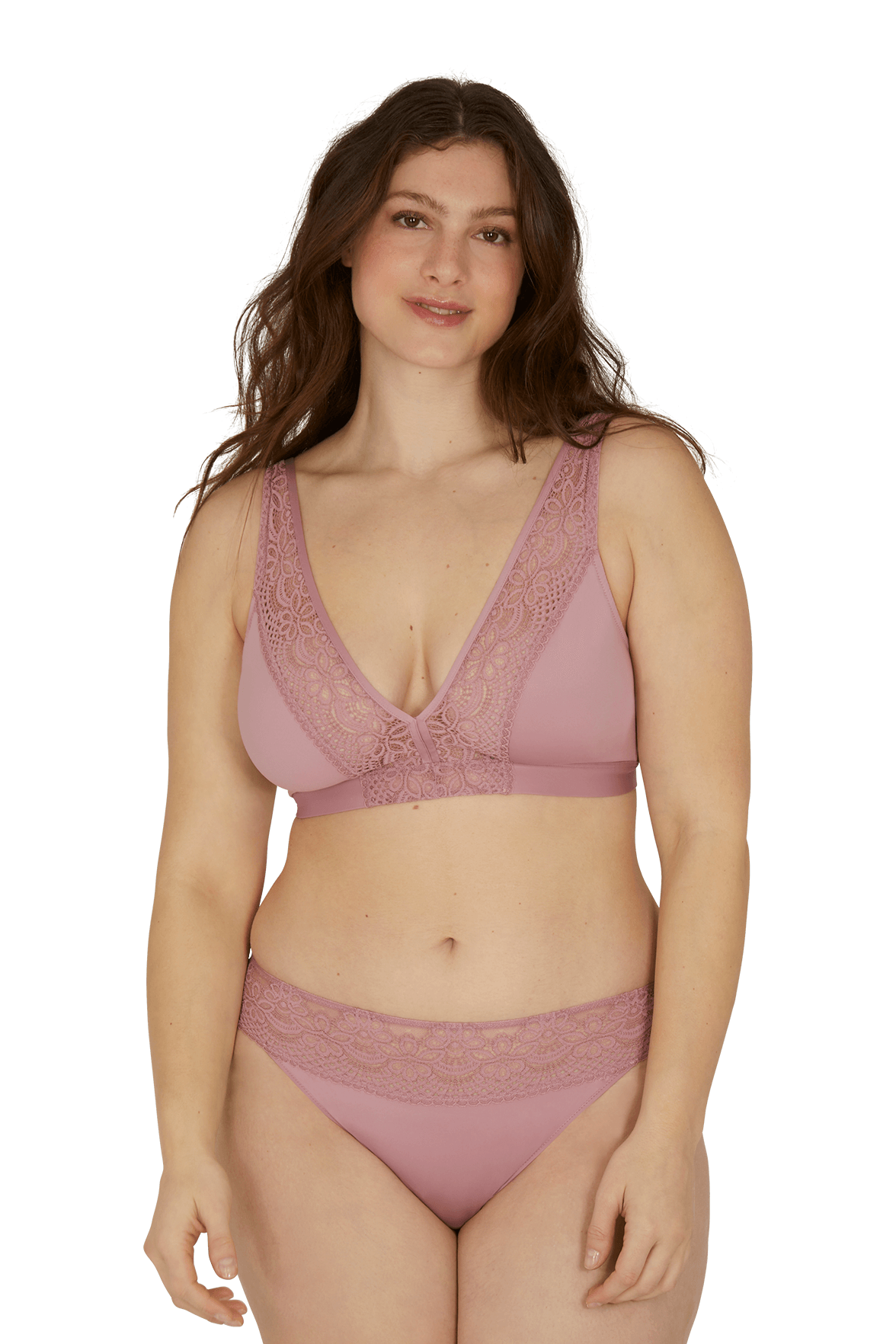 Soutien-gorge foulard à armatures L'irrésistible - Lilas