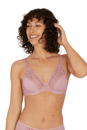 Soutien-gorge foulard à armatures L'irrésistible - Lilas