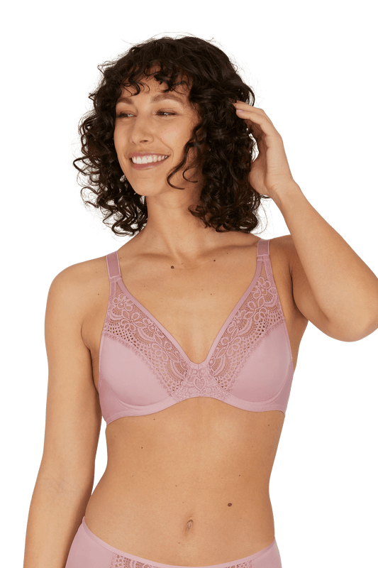 Soutien-gorge foulard à armatures L'irrésistible - Lilas