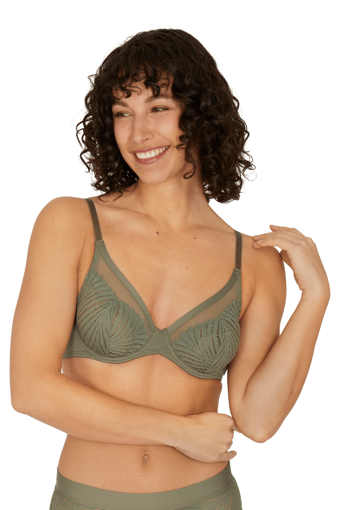 Soutien-gorge à armatures Muse - Kaki