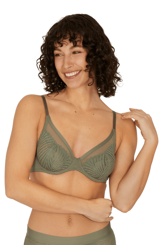 Soutien-gorge à armatures Muse - Kaki