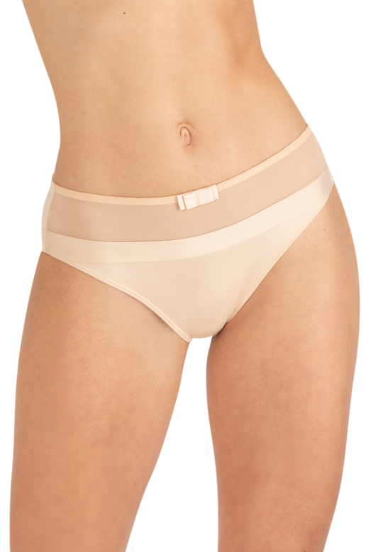 Slip Tulle Design - Nude