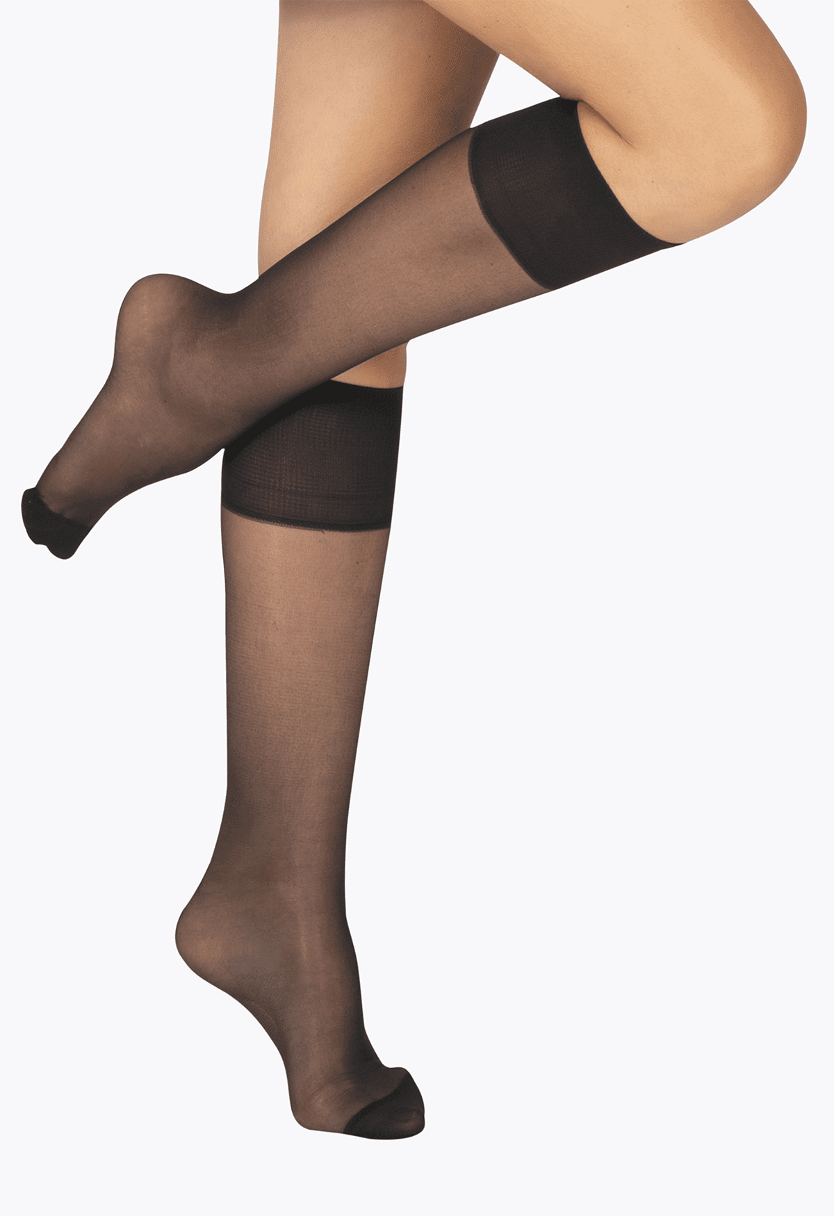 Bas De Contention Homme Collants 15 DEN Ultra-fins Lot De 10