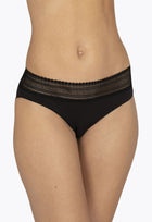 Lot de 2 slips en coton bio Intimement Bio - Noir