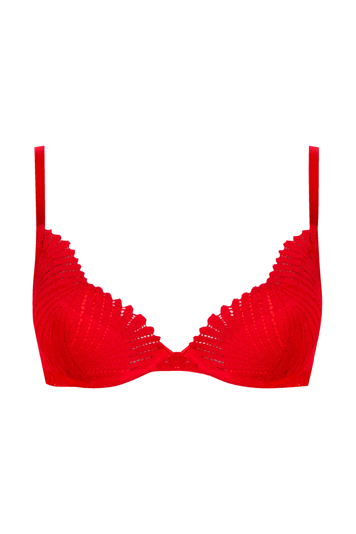Soutien-gorge à coques Muse - Rouge ardent