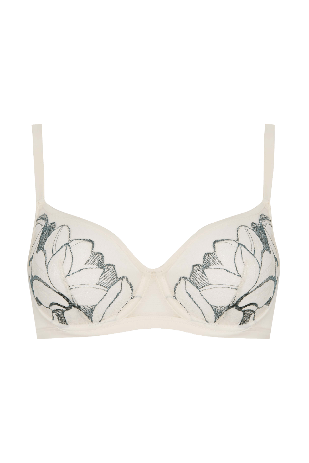Soutien-gorge à coques Nymphéas - Soie