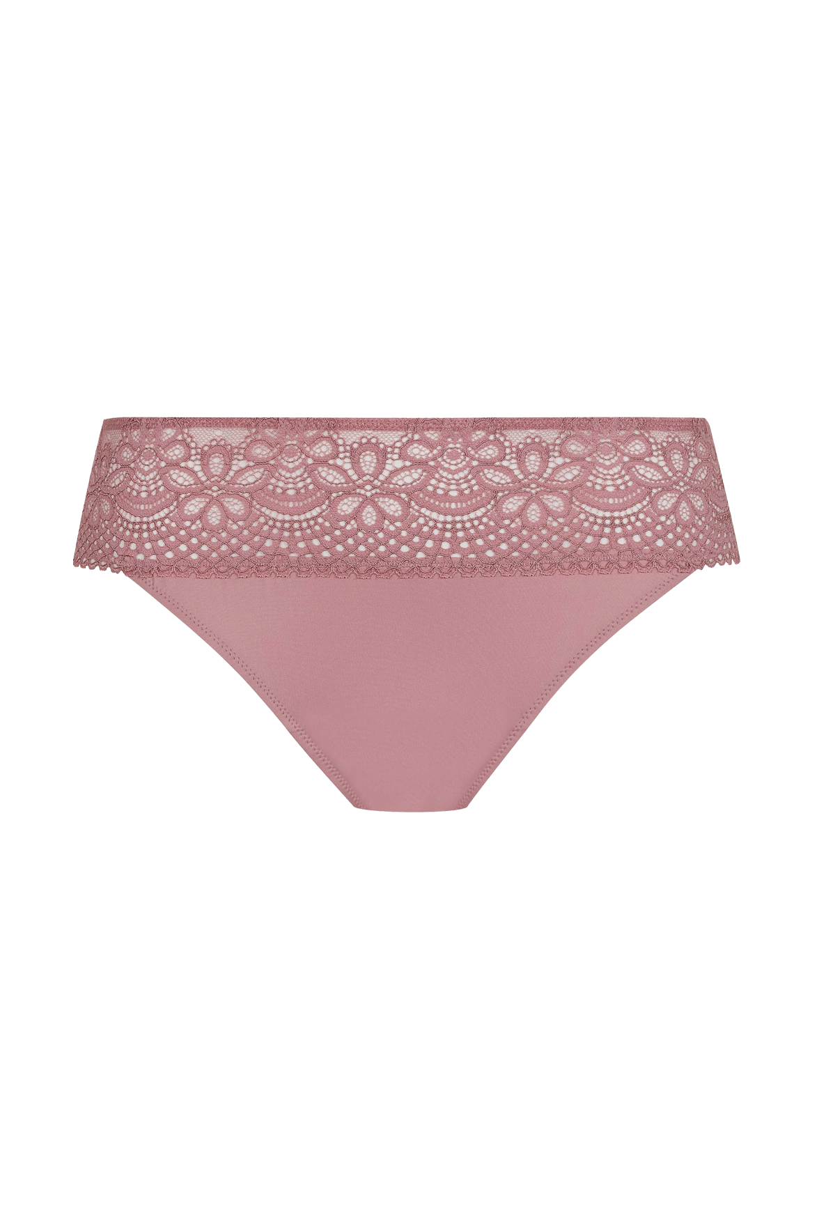 Slip brésilien dentelle et microfibre L'irrésistible - Lilas