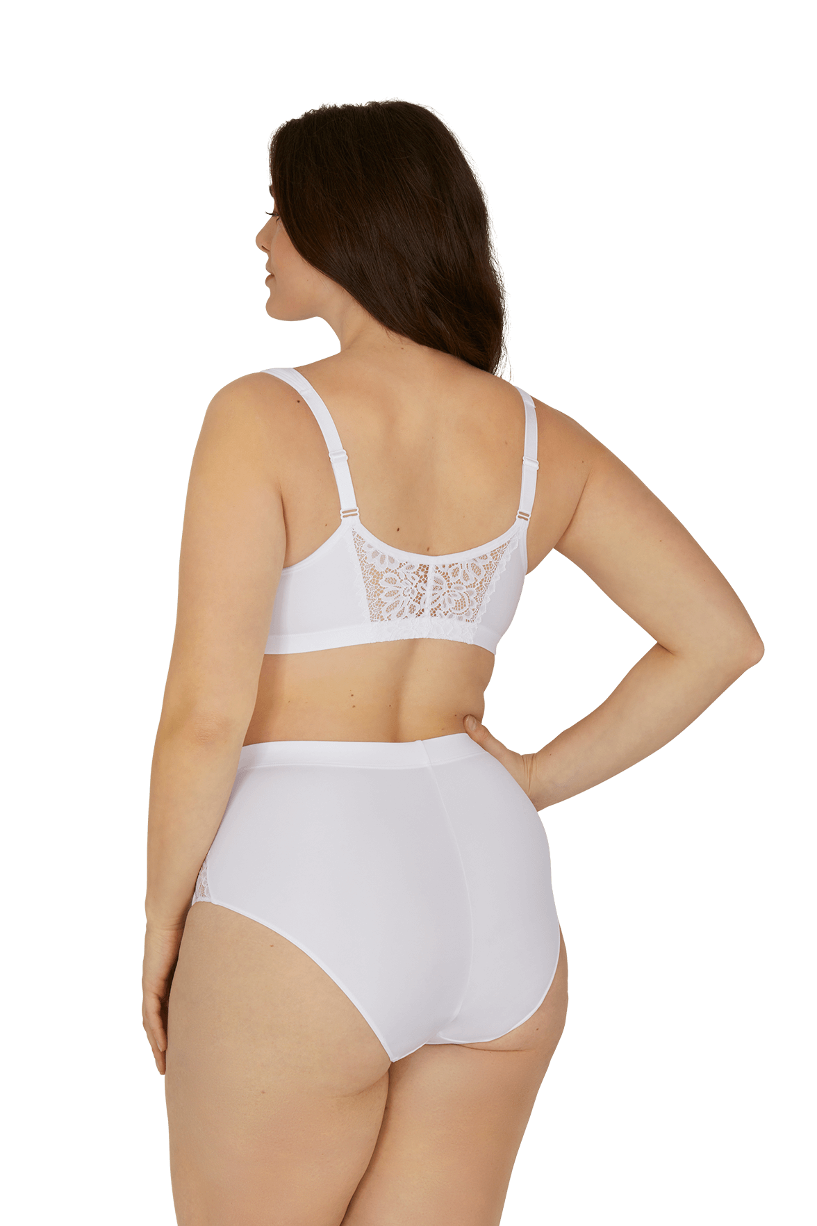 Soutien-gorge sans armatures agrafage avant Well Allure - Blanc