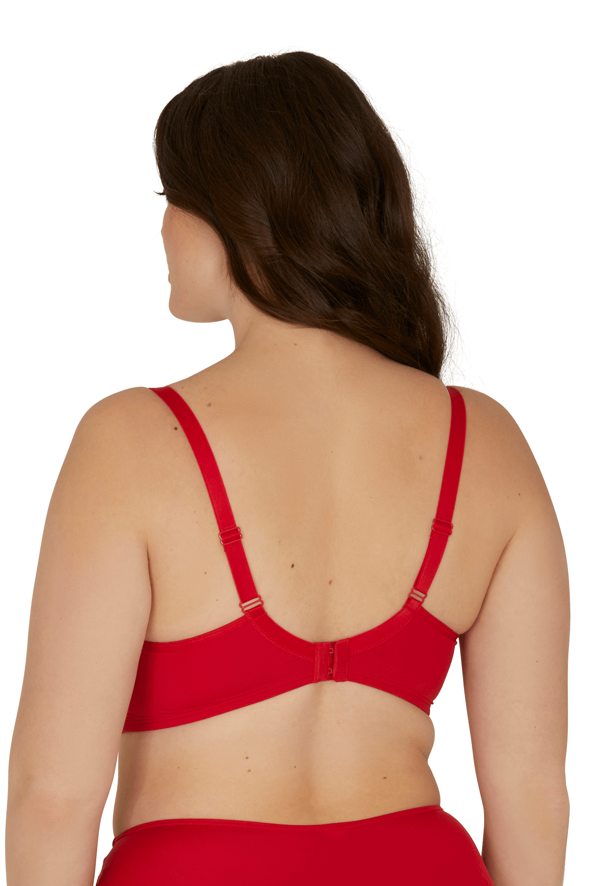 Soutien-gorge sans armatures Tulle Design - Rouge ardent