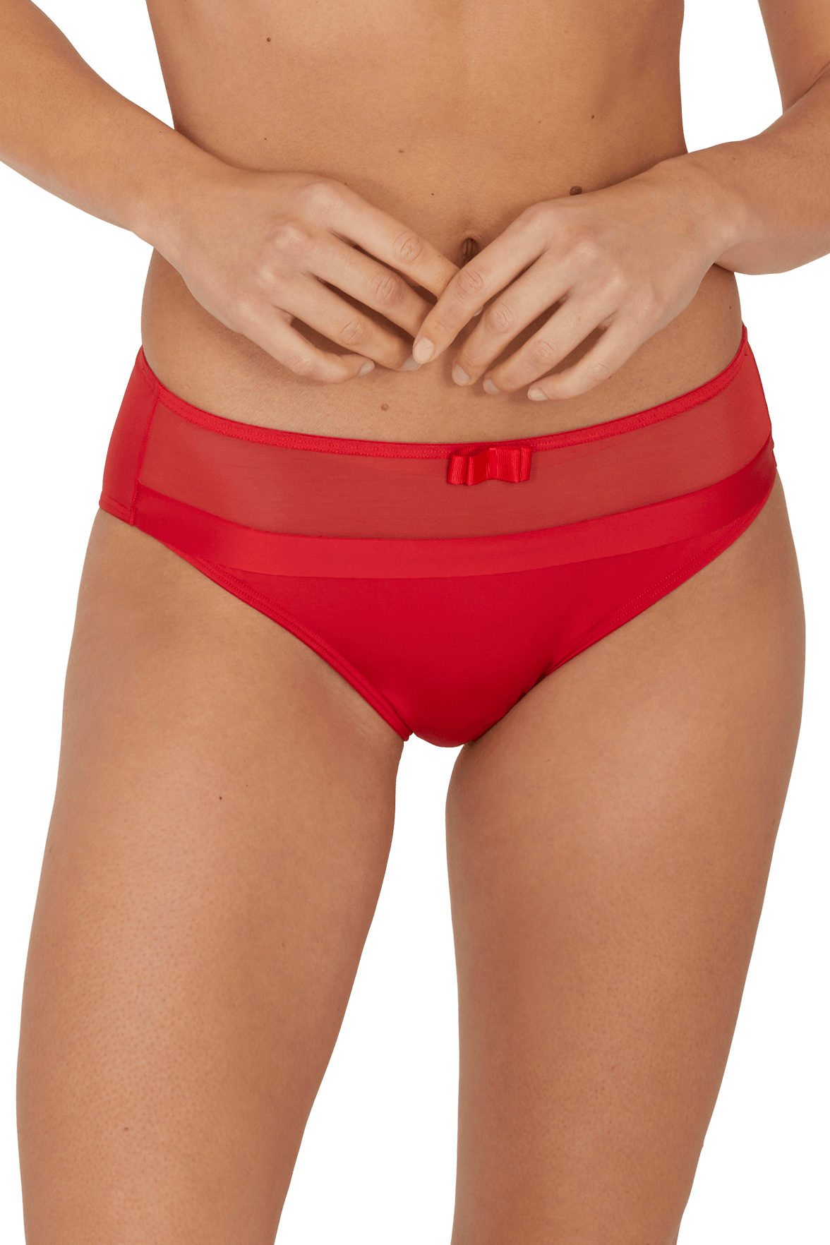 Slip Tulle Design - Rouge ardent