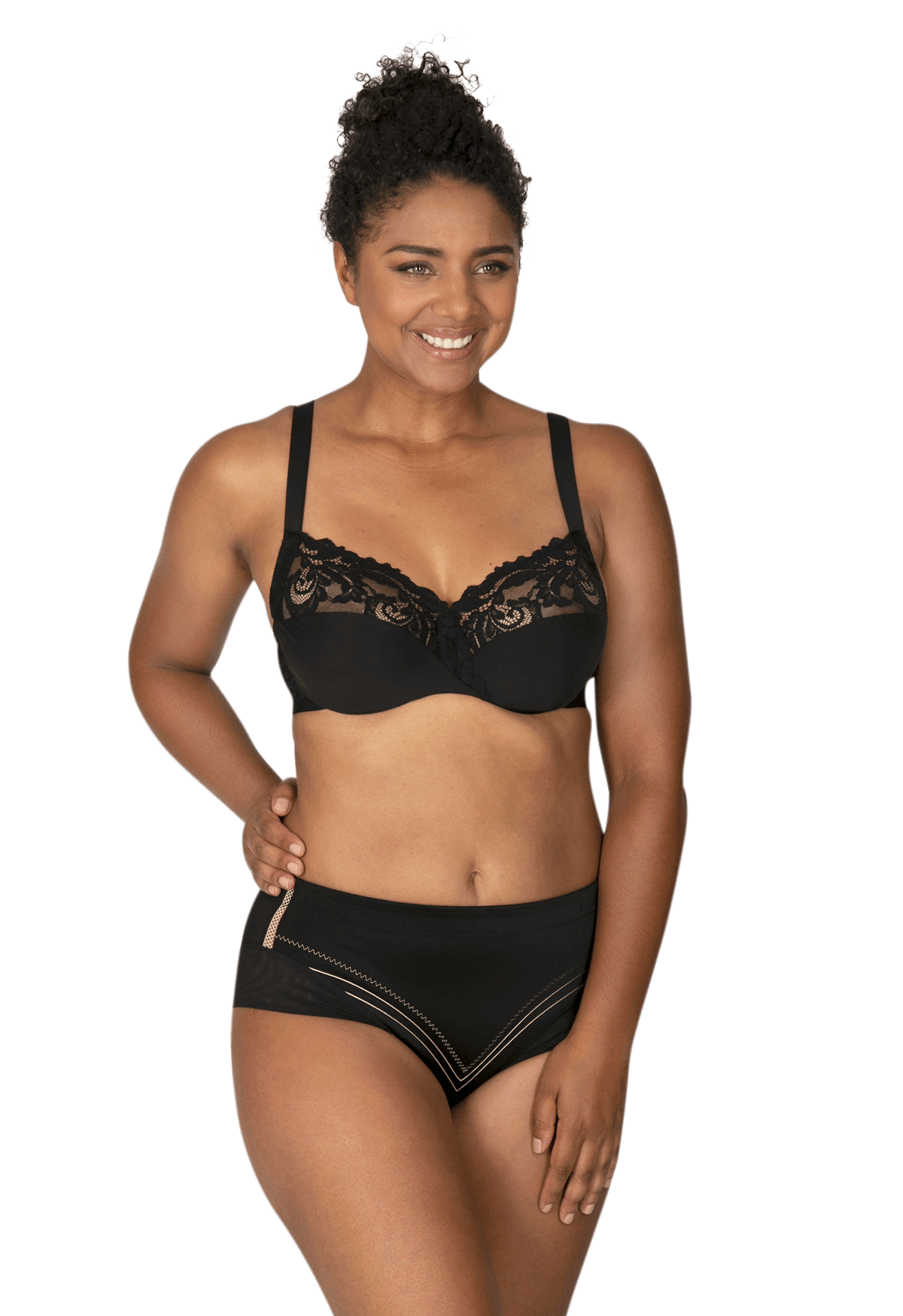 Culotte Body Galbe Elégance - Noir dune