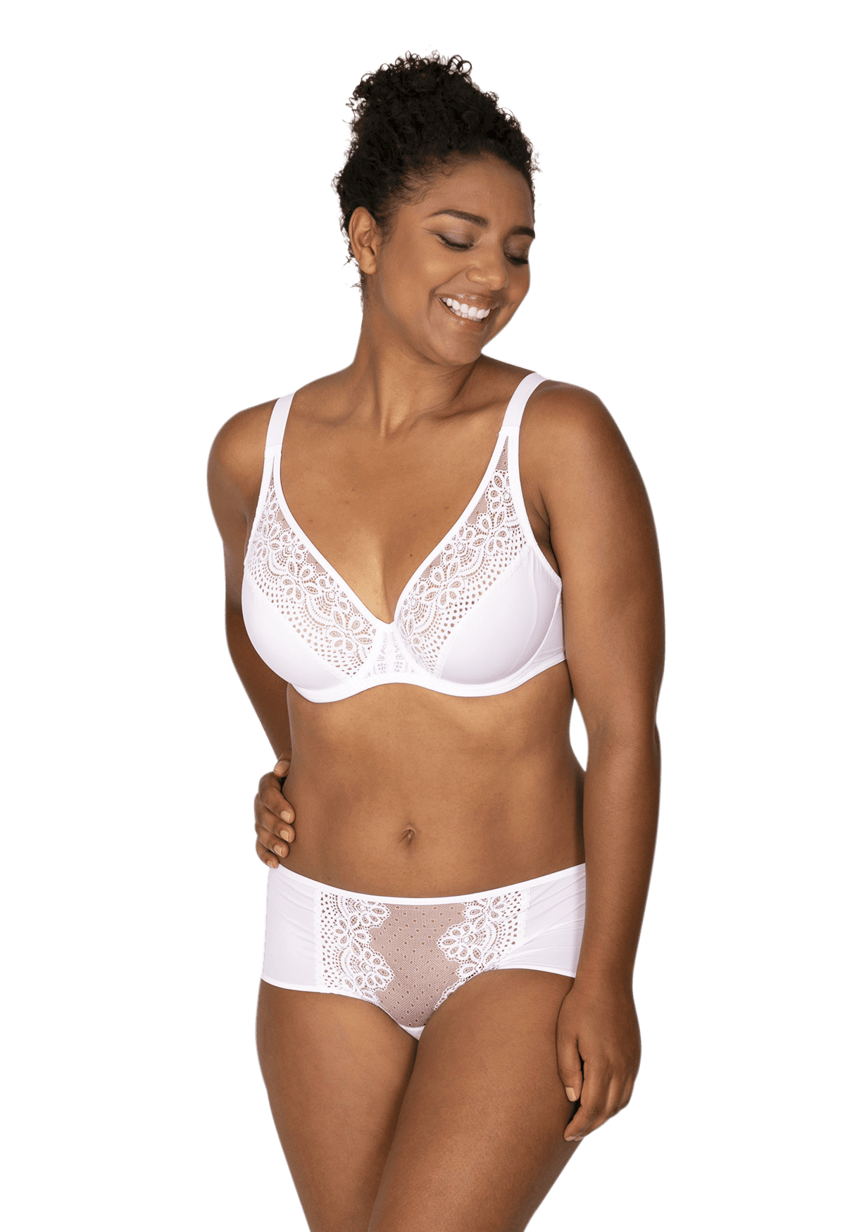 Soutien-gorge foulard à armatures L'irrésistible - Blanc