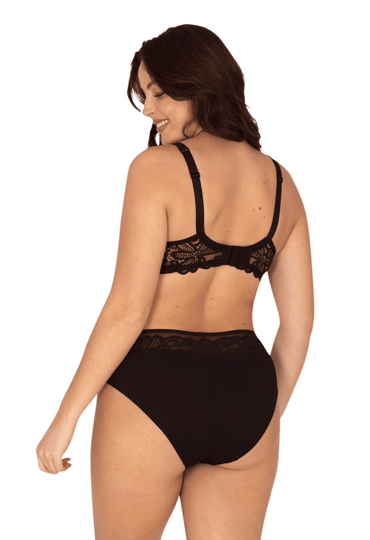 Slip Dentelle Envoûtante - Noir