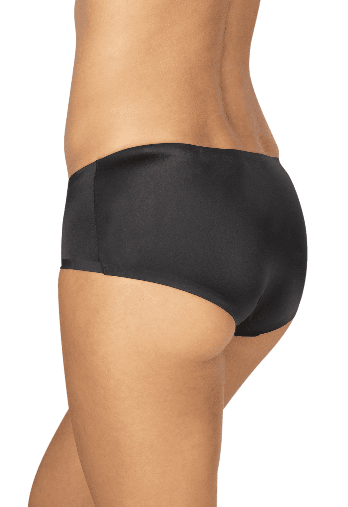 Culotte Gainante Femme Ventre Plat Invisible Dentelle – Short Amincissant Anti-Frottement Noirs Taille L – Contrôle Moyen