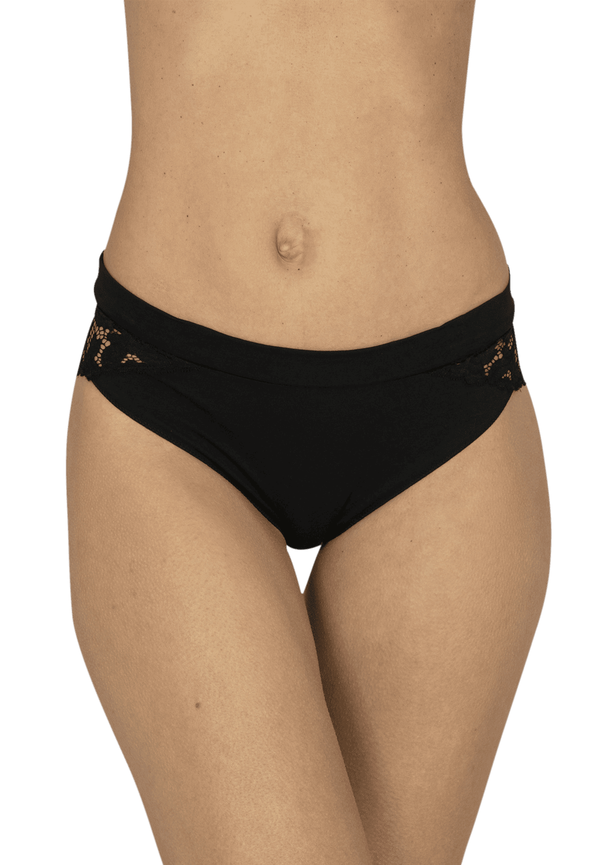 Slip en coton biologique Intimement Bio - Noir