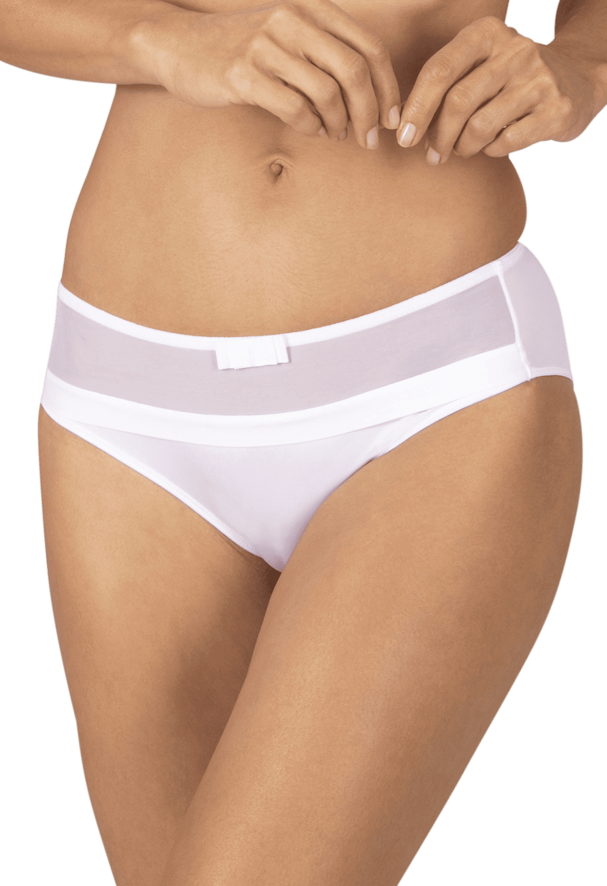 Slip Tulle Design - Blanc