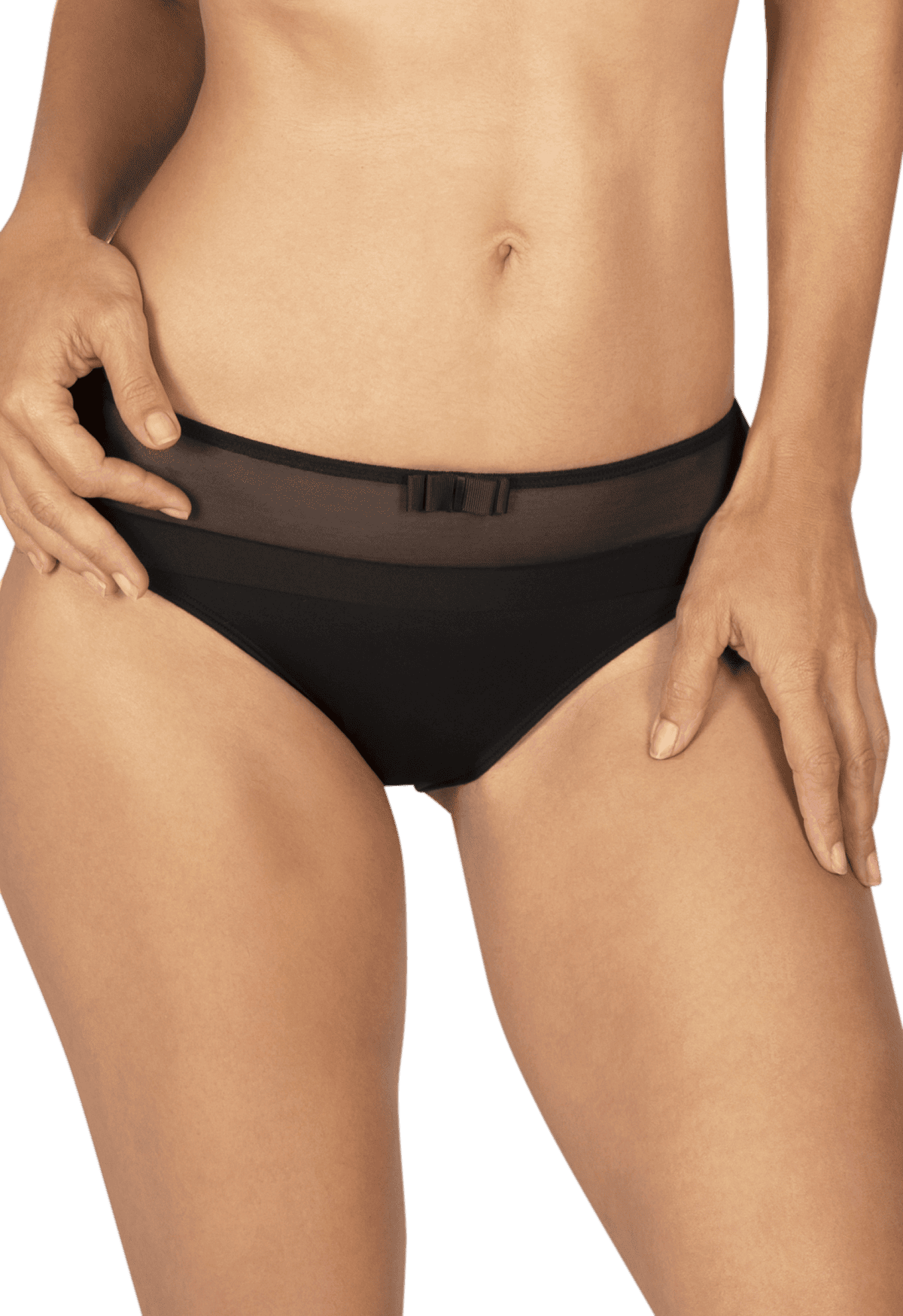 Slip Tulle Design - Noir