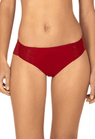 Tanga Dentelle Envoûtante - Rouge rubis