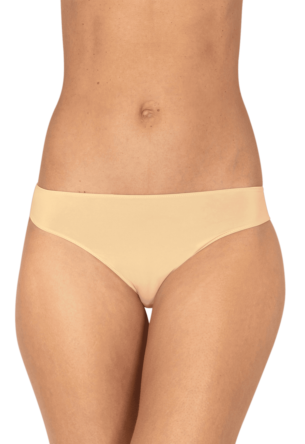 Tanga Résille Florale - Nude