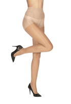 Collant Transparent 19D Elastivoile Satiné - Beige medium