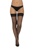 Bas Voile Satiné Transparent 15D Sexy Legs - Noir