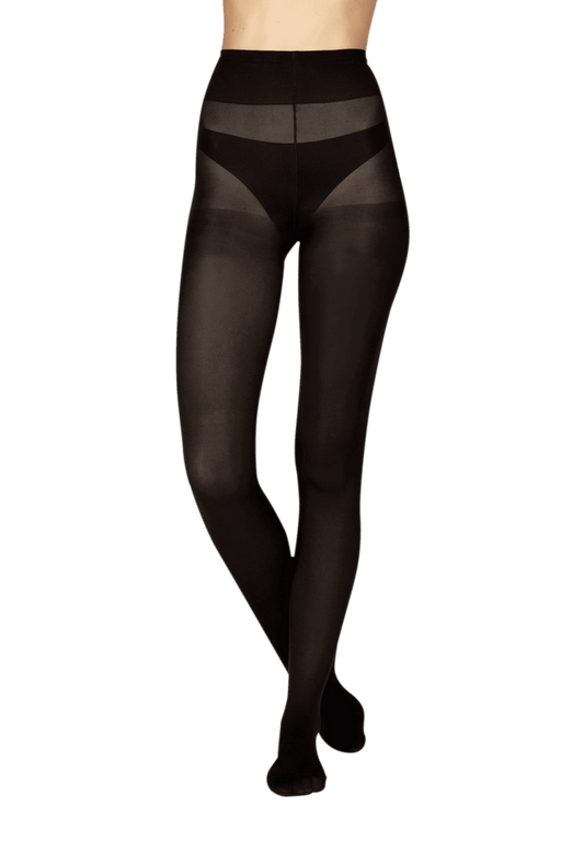 Collant Opaque 50D Éco-Responsable - Noir