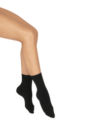 Socquettes Opaques 100D Sensation Polaire - Noir ébène