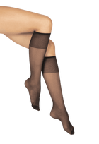 Lot de 4 paires de Mi-Bas Transparents 20D - Noir