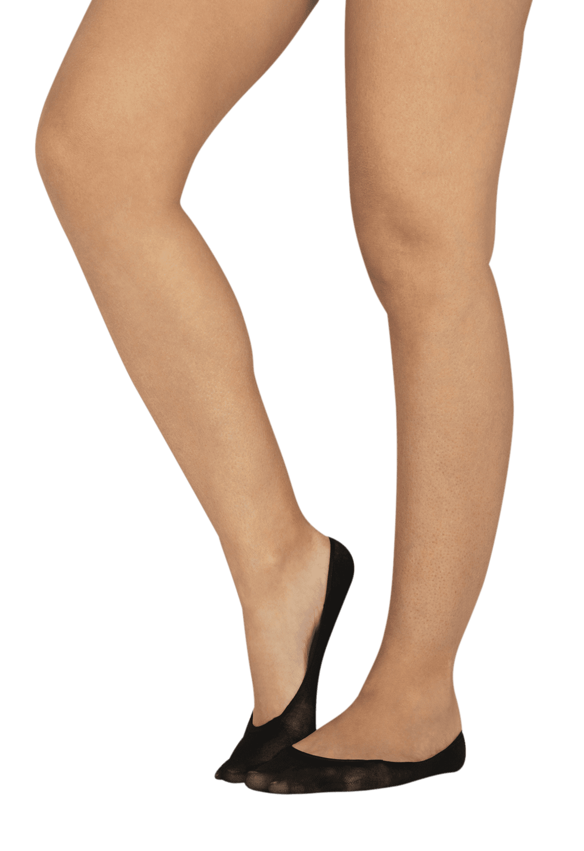 Lot de 2 paires de Protège-Pieds Spécial Ballerines - Noir