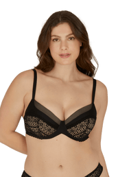 Soutien-gorge coques Déesse - Noir