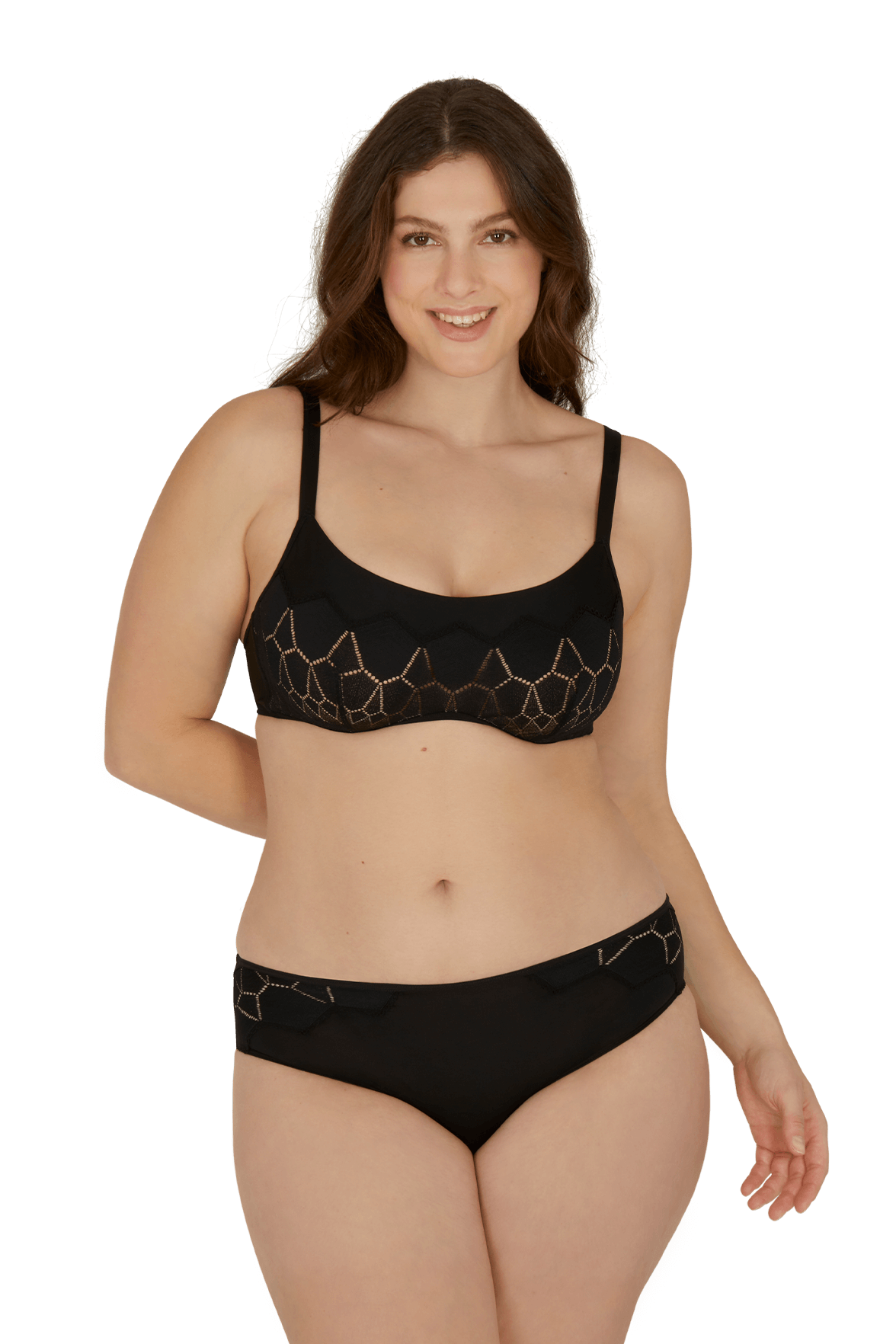 Soutien-gorge à armatures Harmonie - Noir