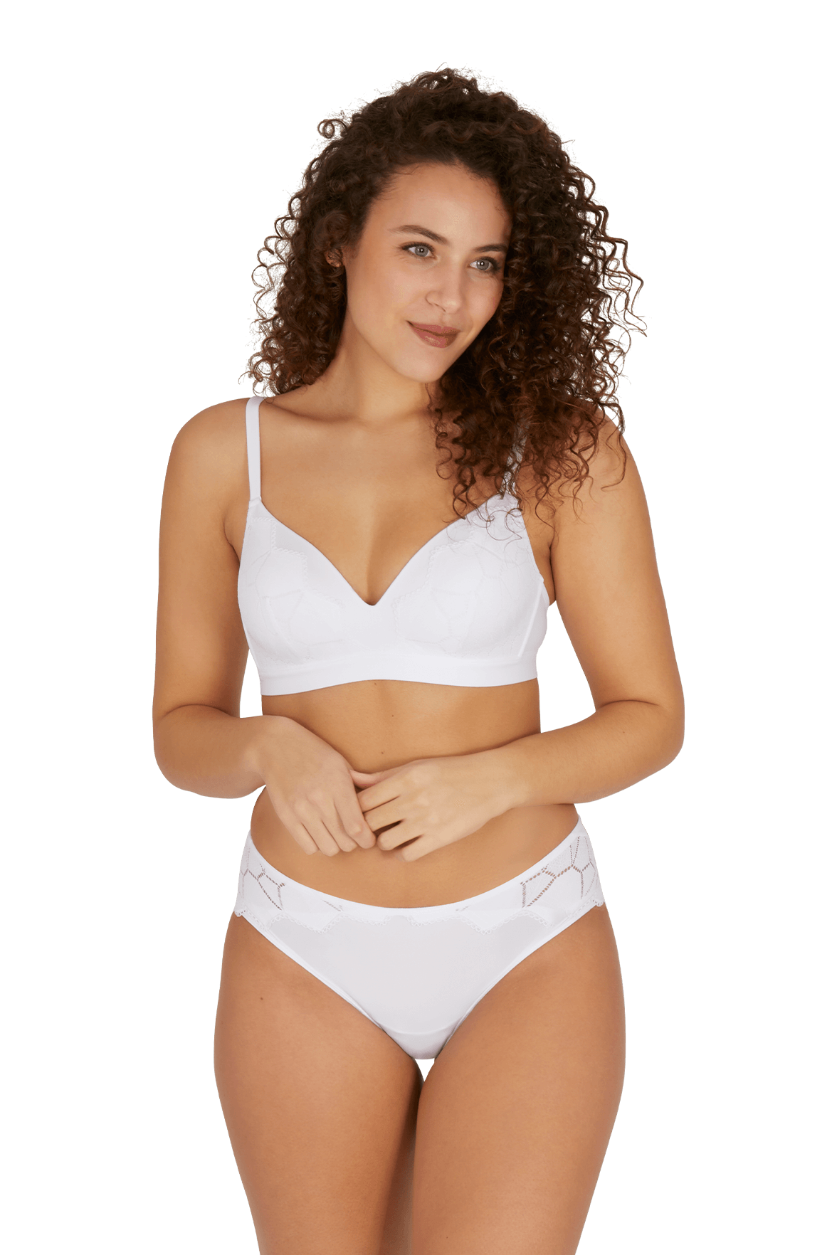 Slip brésilien Harmonie - Blanc