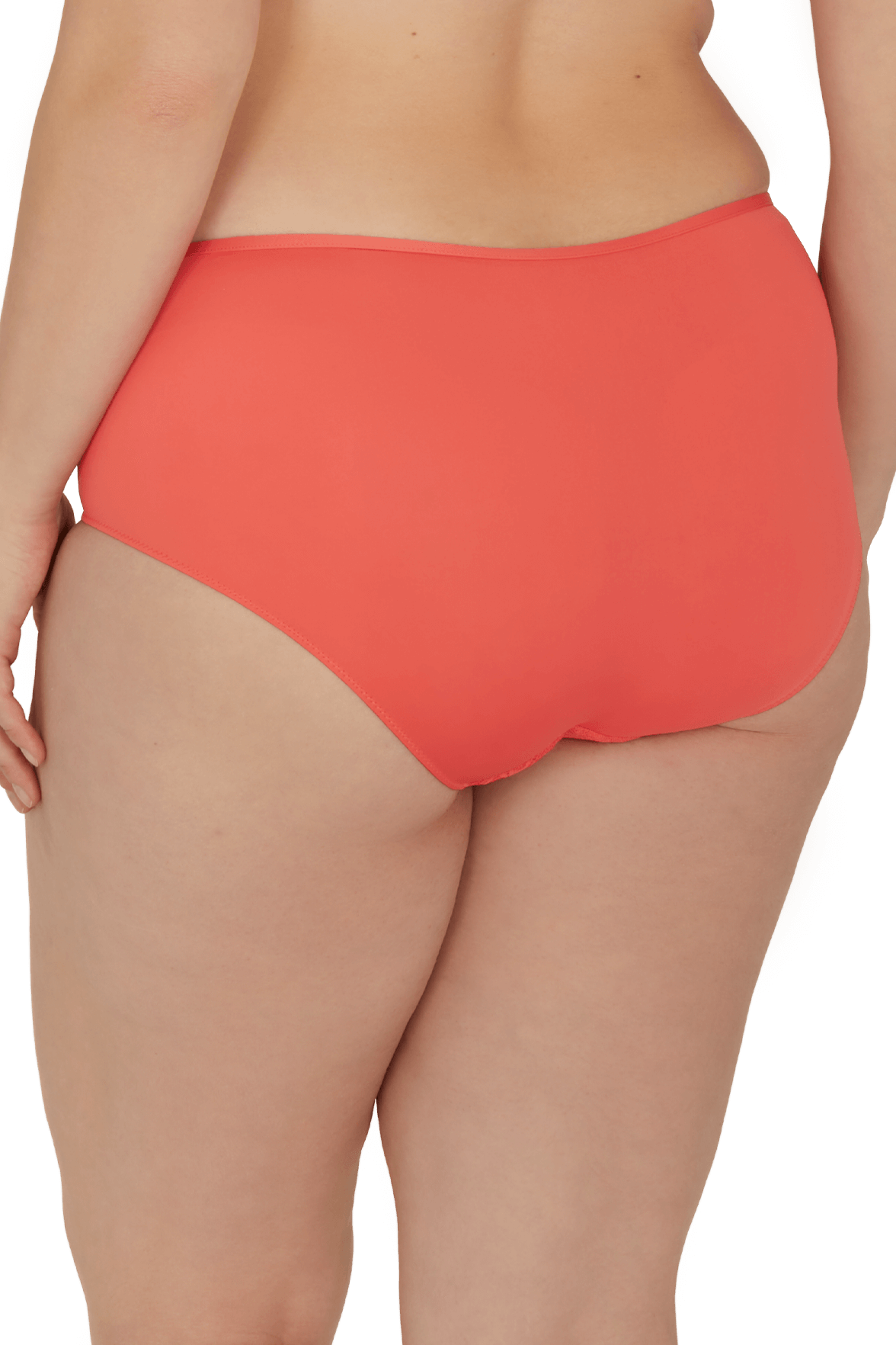 Shorty en dentelle et microfibre L'irrésistible - Corail