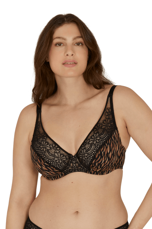 Soutien-gorge foulard à armatures L'irrésistible - Fauve