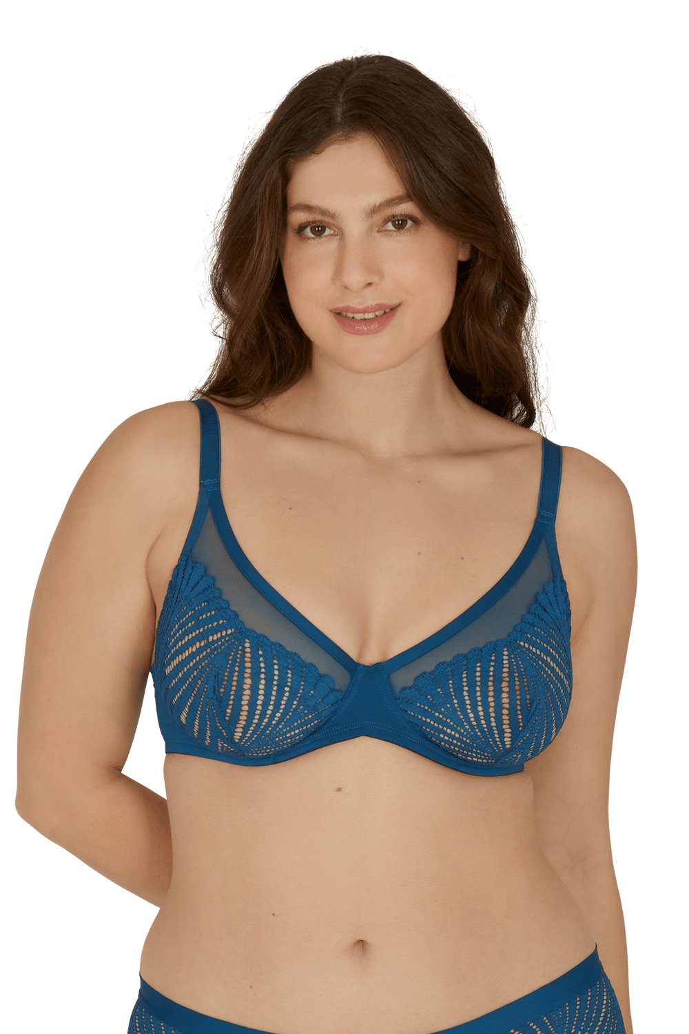 Soutien-gorge bleu marine avec armatures 100C - Vêtements Soutien-gorge bleu marine avec armatures 100C - Vêtements