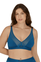 Soutien-gorge sans armatures Tulle Design - Océan