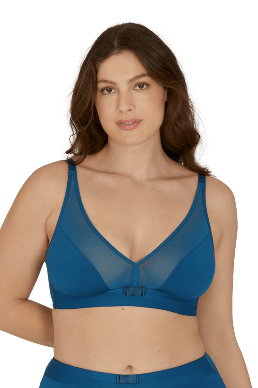 Soutien-gorge sans armatures Tulle Design - Océan