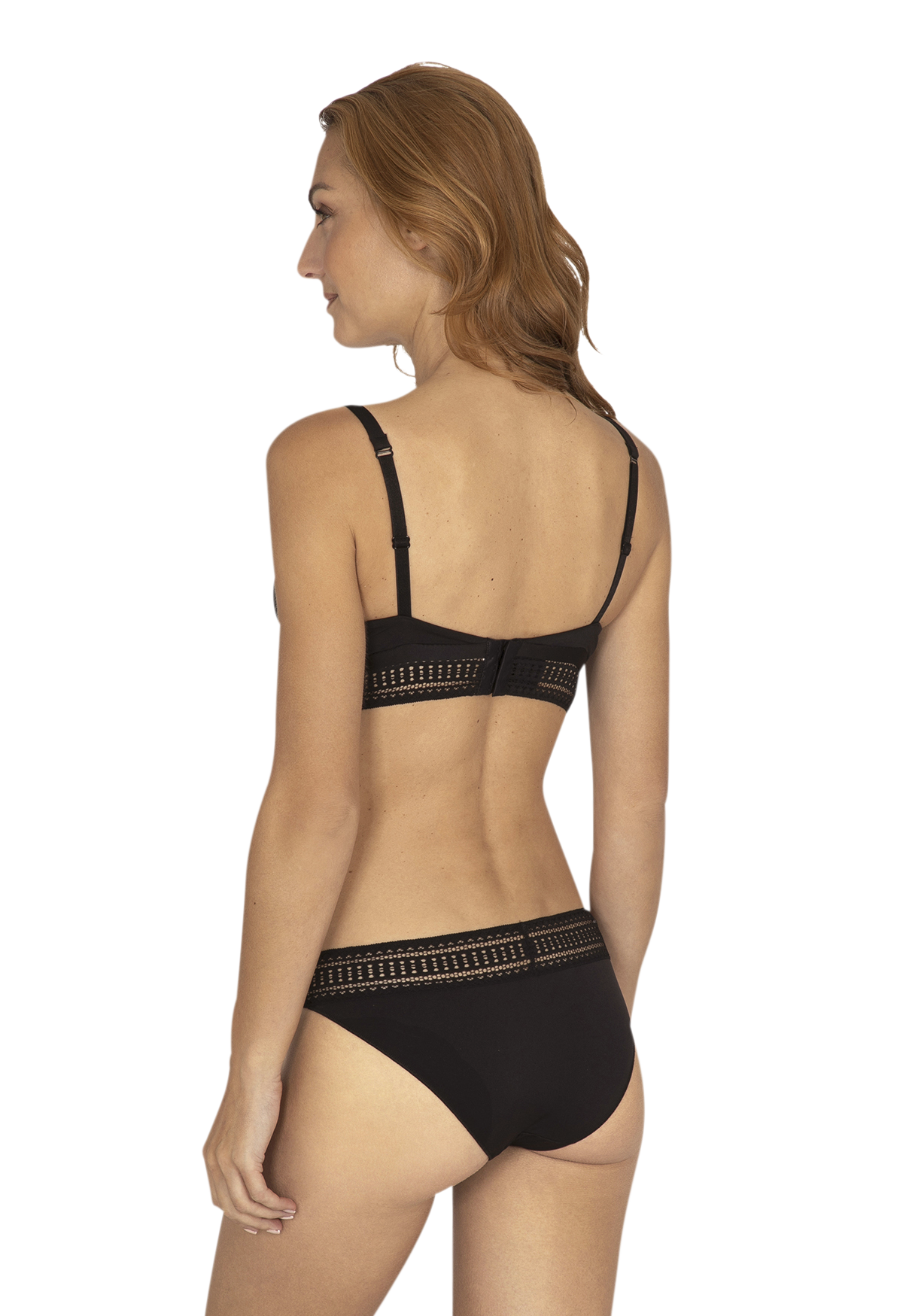 Soutien-gorge sans armatures coques souples Arty Graphik - Noir