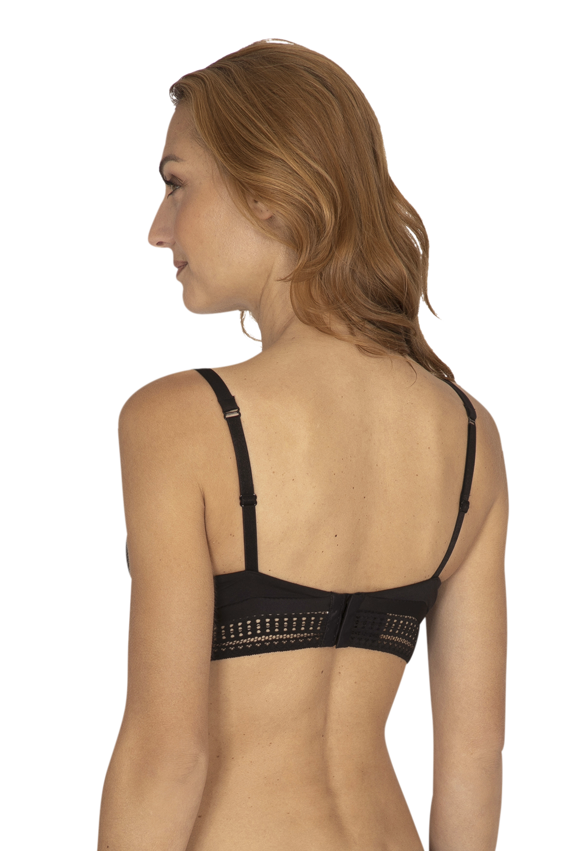 Soutien-gorge sans armatures coques souples Arty Graphik - Noir