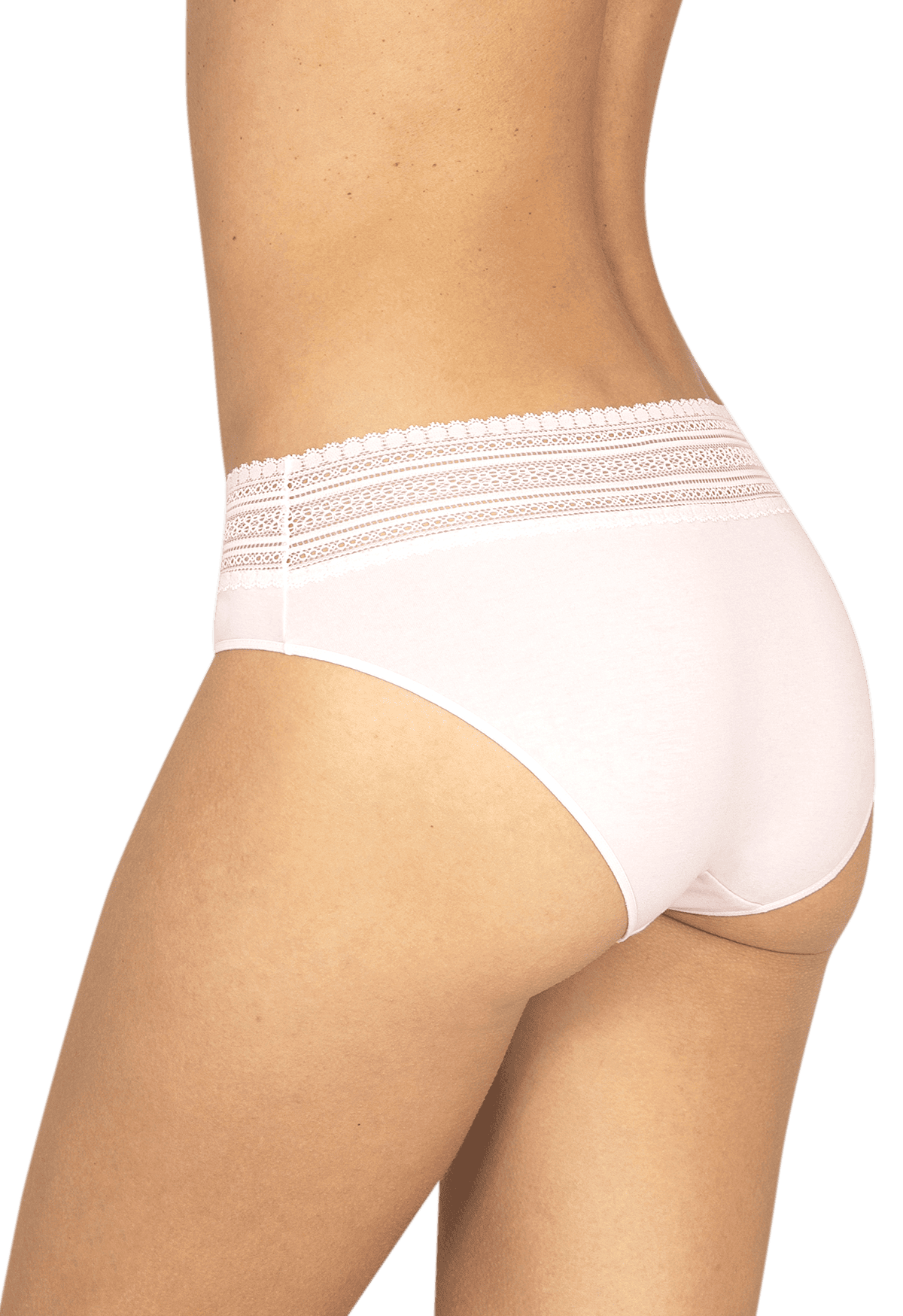 Lot de 2 slips en coton bio Intimement Bio - Poudre