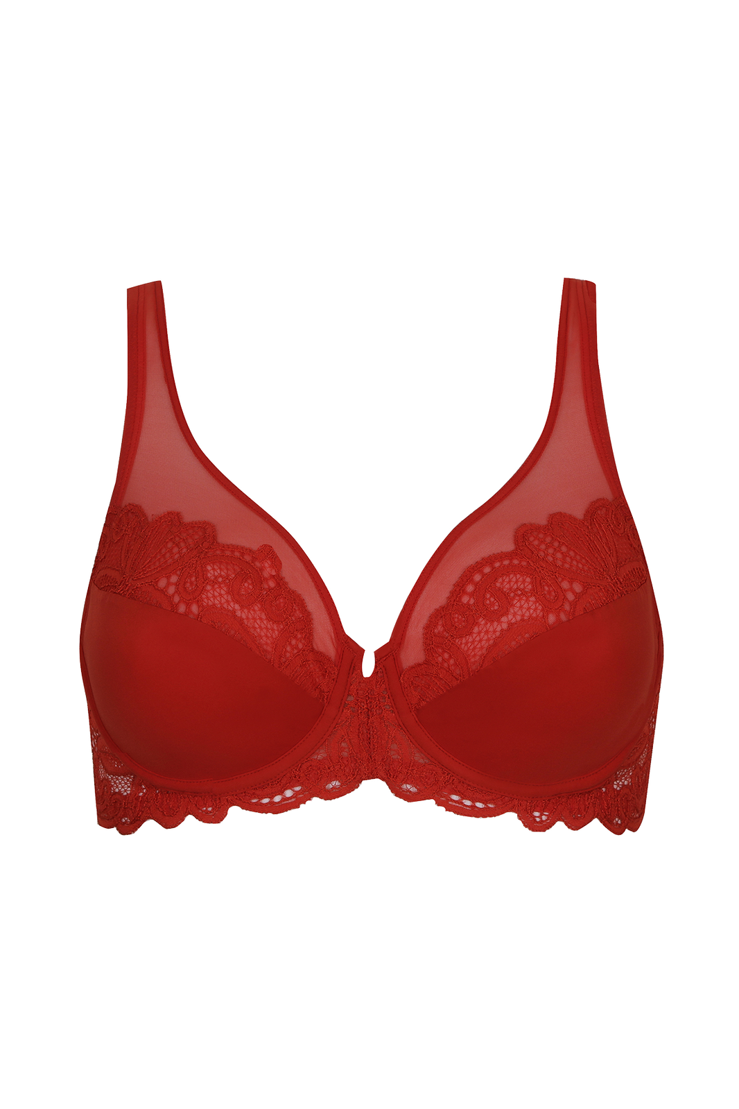 Soutien-gorge Dentelle Rouge VASSARETTE - Armature Sans Rembourrage - Taille 85B - Neuf Avec étiquettes
