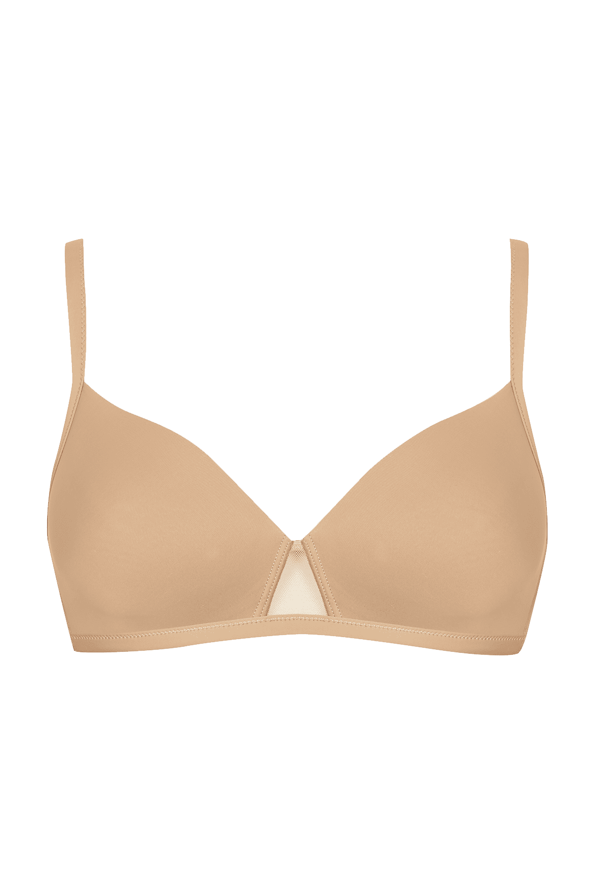 Soutien-gorge triangle sans armatures coques souples invisible Nuances - Dune