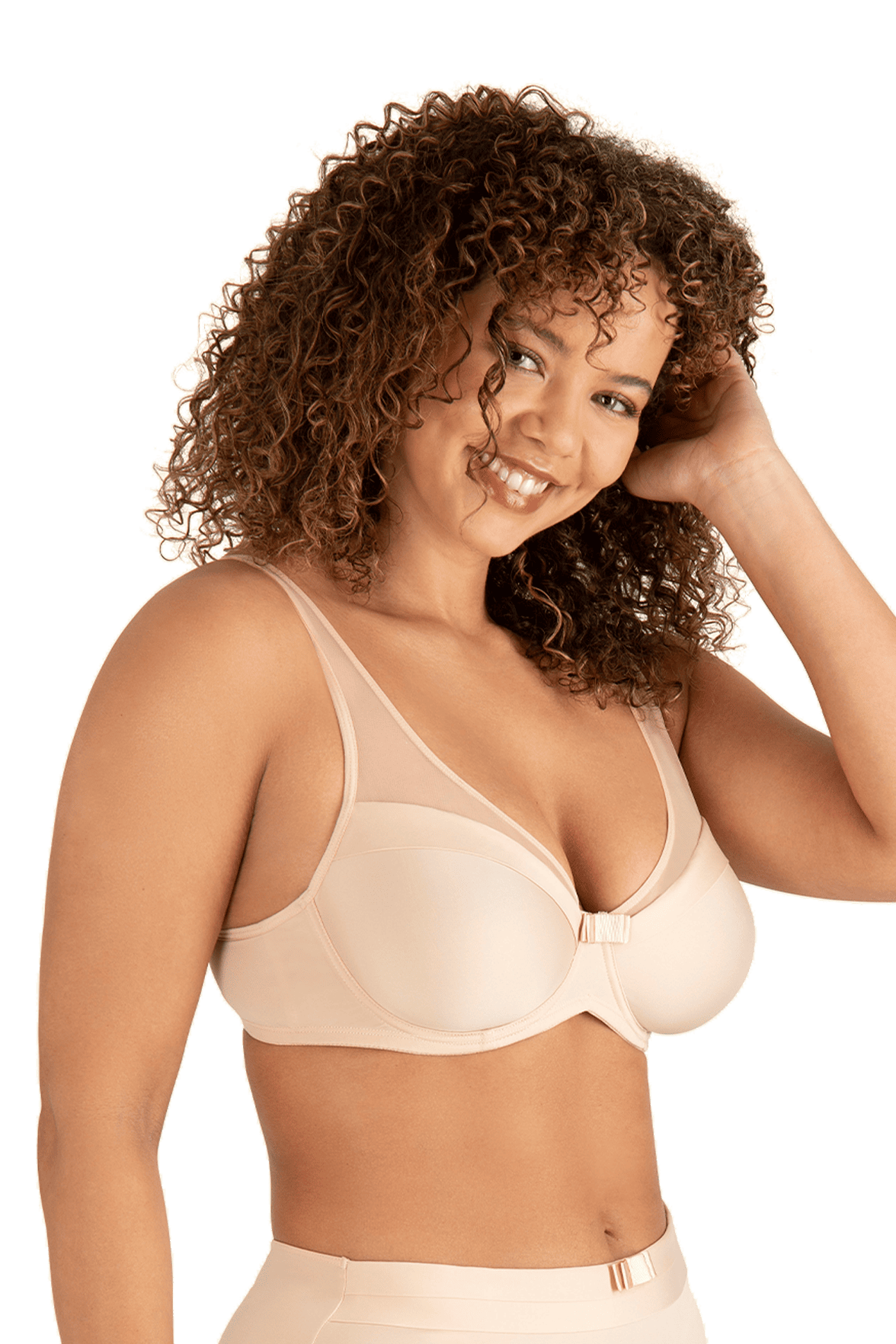 Soutien-gorge à armatures Tulle Design - Nude