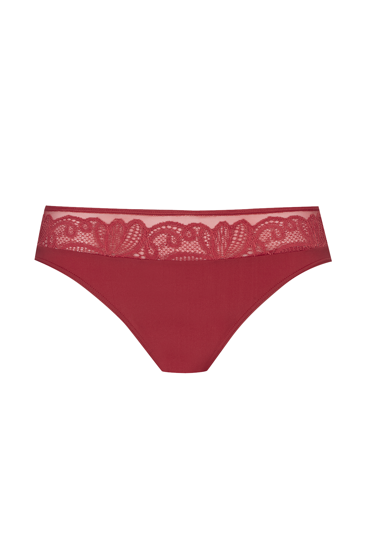 Slip Dentelle Envoûtante - Rouge rubis