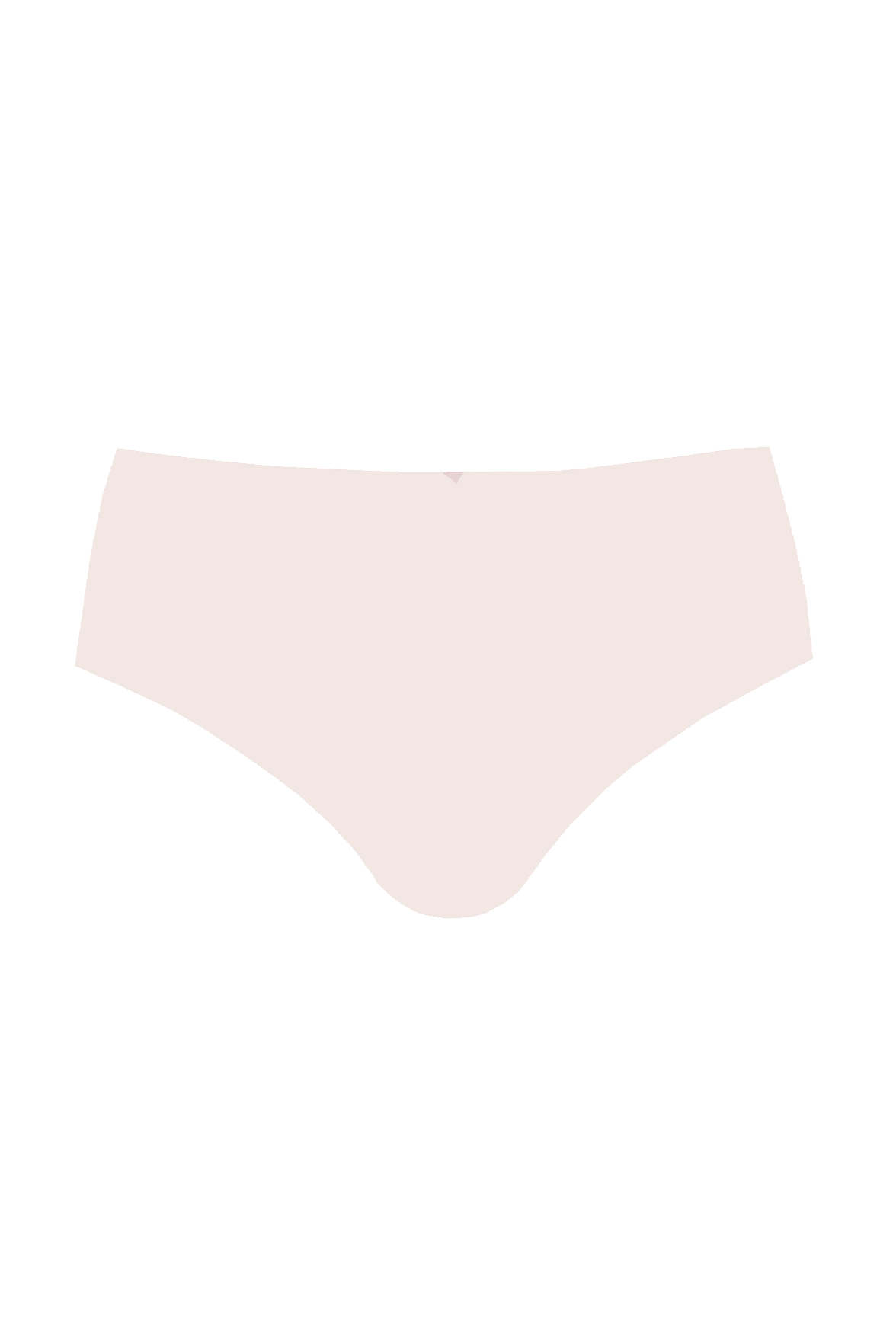 Lot de 3 slips en coton bio Intimement Bio - Blanc / bleu / poudre
