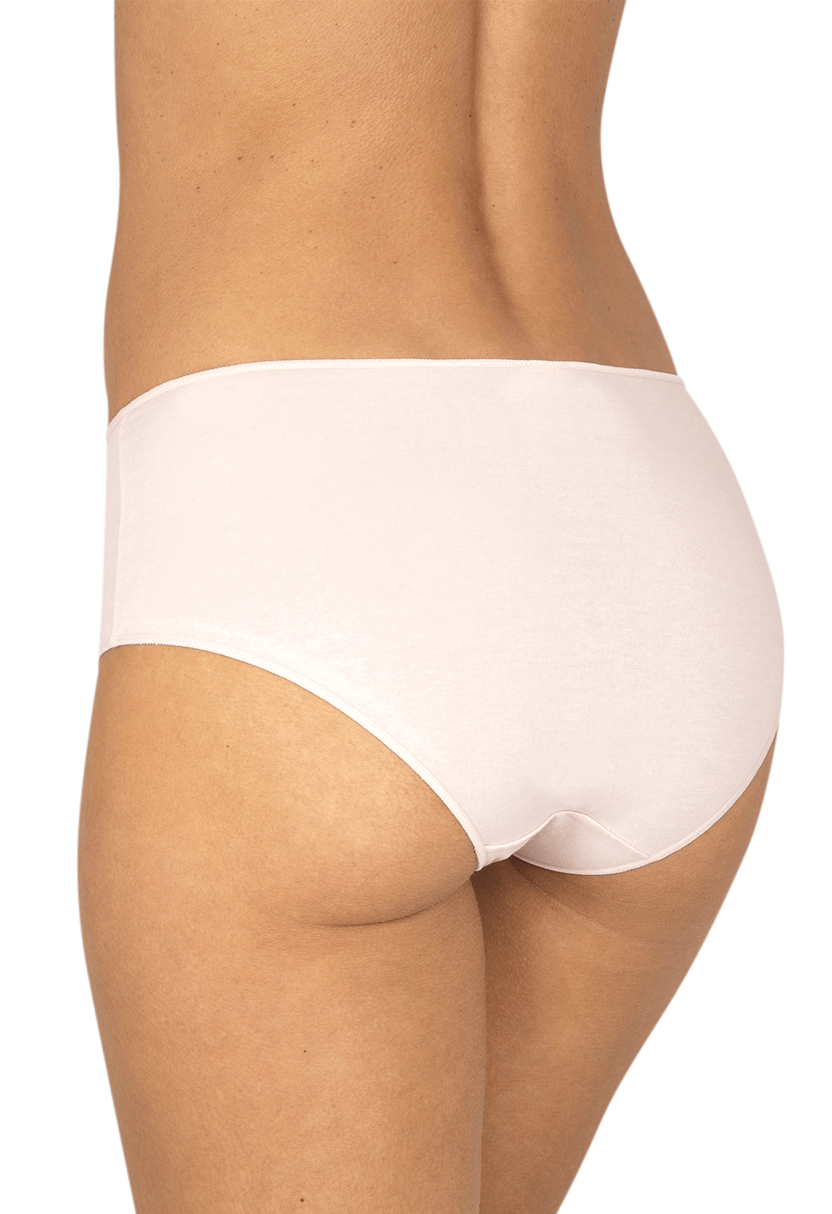 Lot de 3 Shortys en coton bio Intimement Bio - Blanc / bleu / poudre