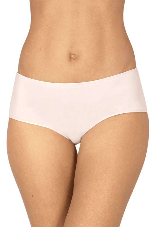 Lot de 3 Shortys en coton bio Intimement Bio - Blanc / bleu / poudre