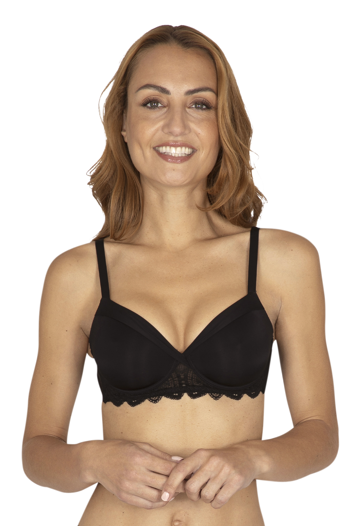 Soutien-gorge à armatures Vertige Drapé - Noir