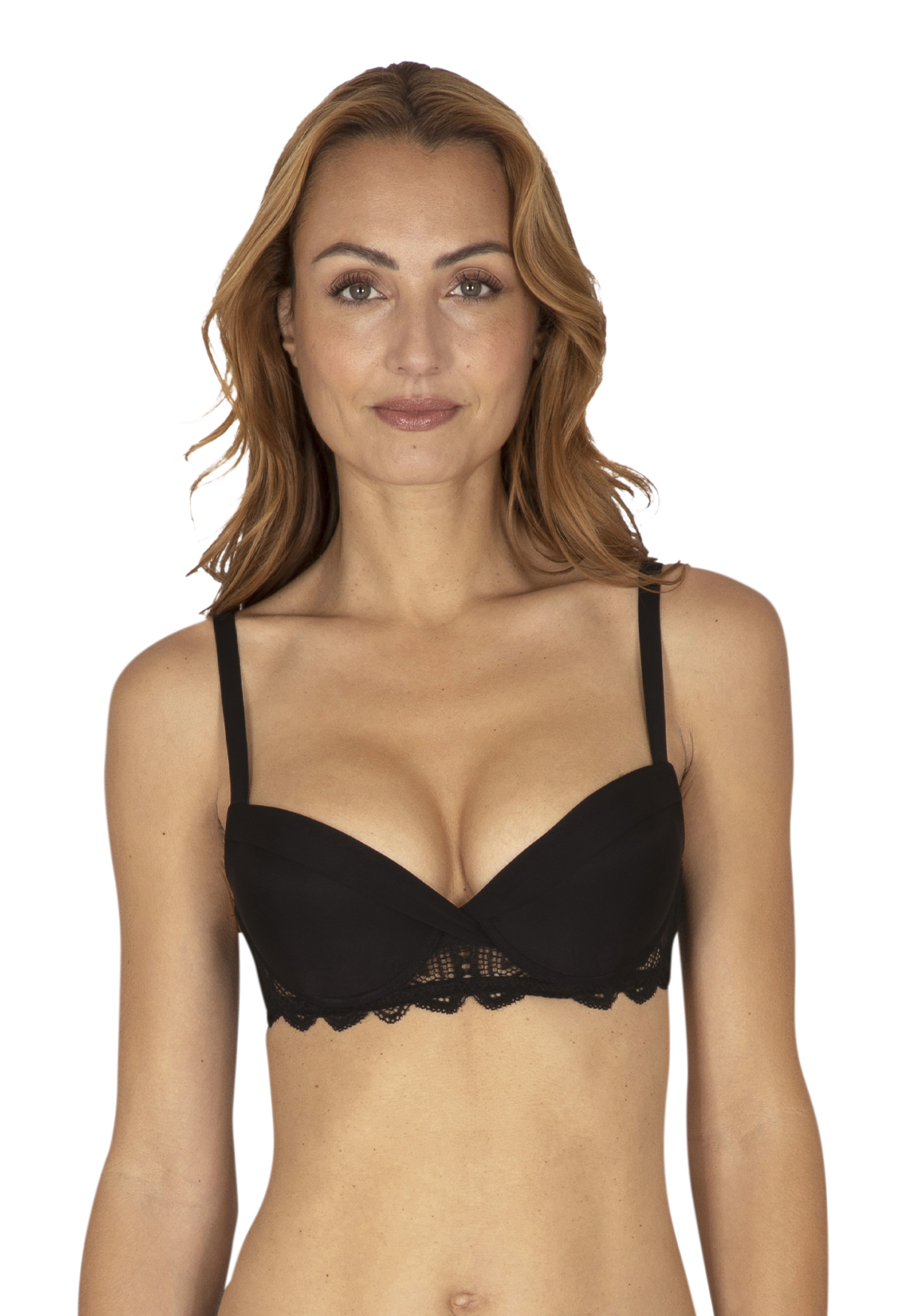 Soutien-gorge coques Vertige Drapé - Noir