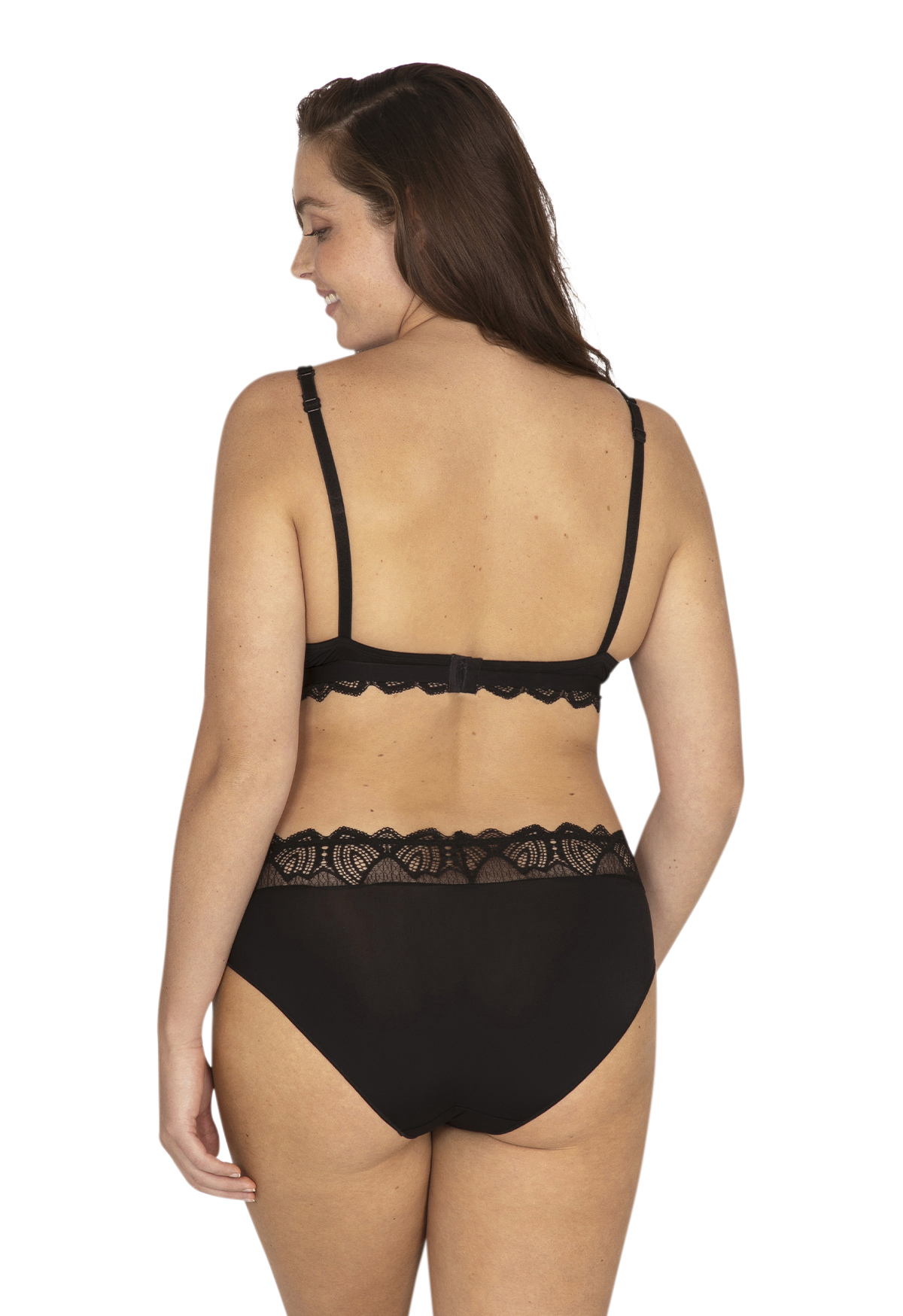 Soutien-gorge sans armatures Vertige Drapé - Noir